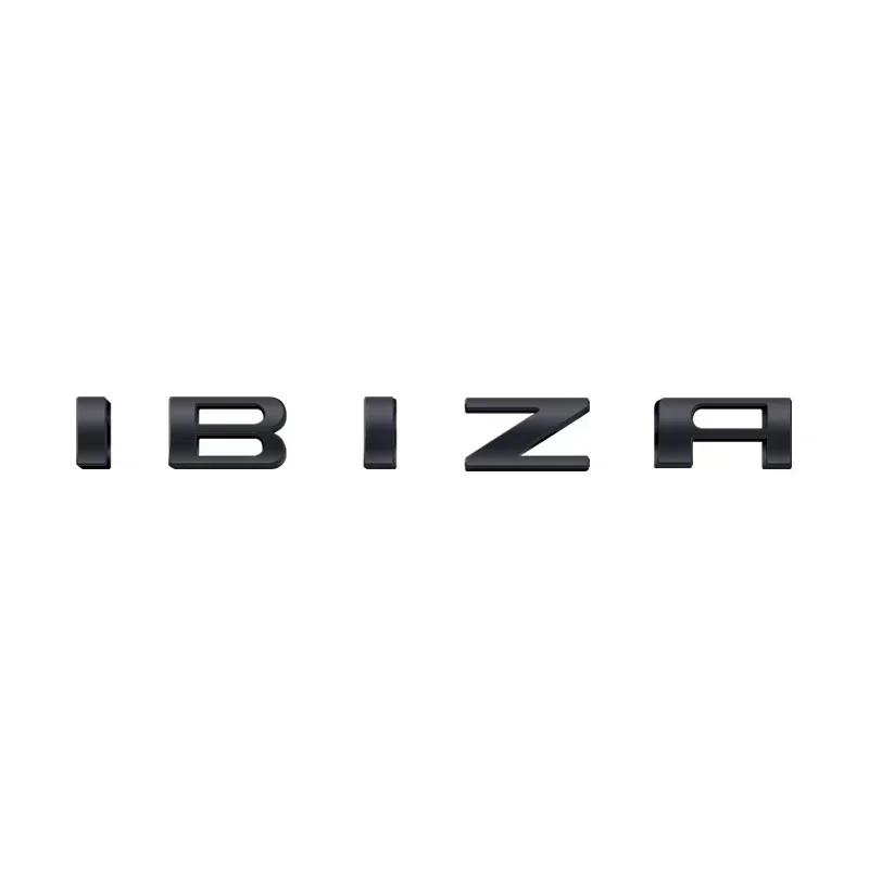 1 τεμάχιο Για Ibiza 6L 6J Έμβλημα Γραμμάτων 3D Αυτοκόλλητα Σήμα Λογότυπο Πίσω Πορτμπαγκάζ Μεταλλικό Για Seat Ibiza Leon Cupra Altea