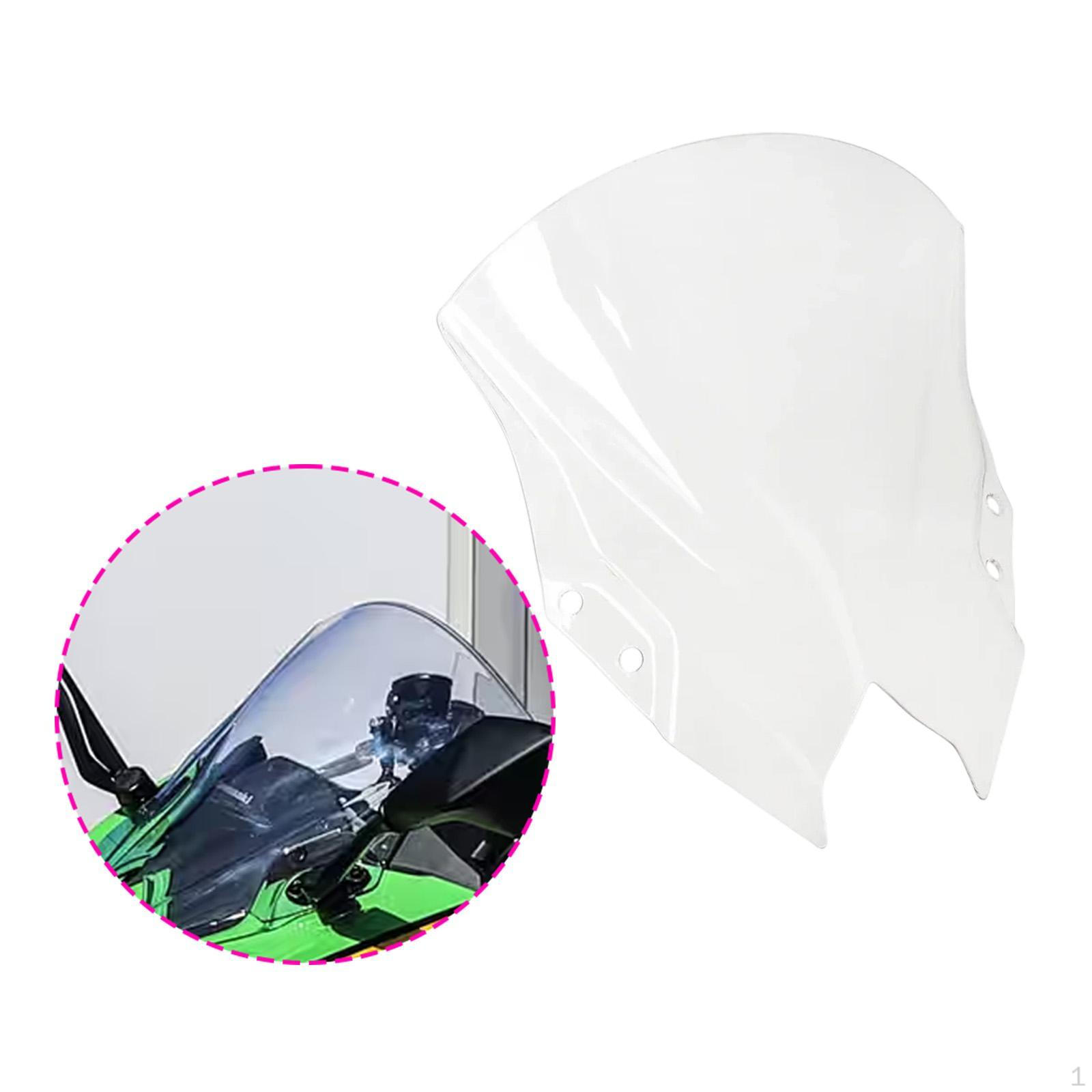 

Motorcycle Wind Deflector Fairing Side Cover Windshield for Ninja500 чистый