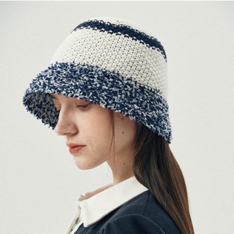 Allincomplete Breeze Knit Bucket Hat Cream