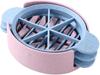 Affetta uova per uova sode Tagliauova Utensili Uova 3in1 Uova in salamoia Tritauova Taglio Cucina Cottura Stampo Utensili Gadget Affettatore Divisore(rosa)