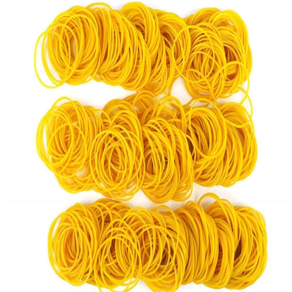 Ubiq yellow rubber bands, gift wrapping rubber bands, wrapping rubber bands, hair salon rubber bands, yellow rubber bands