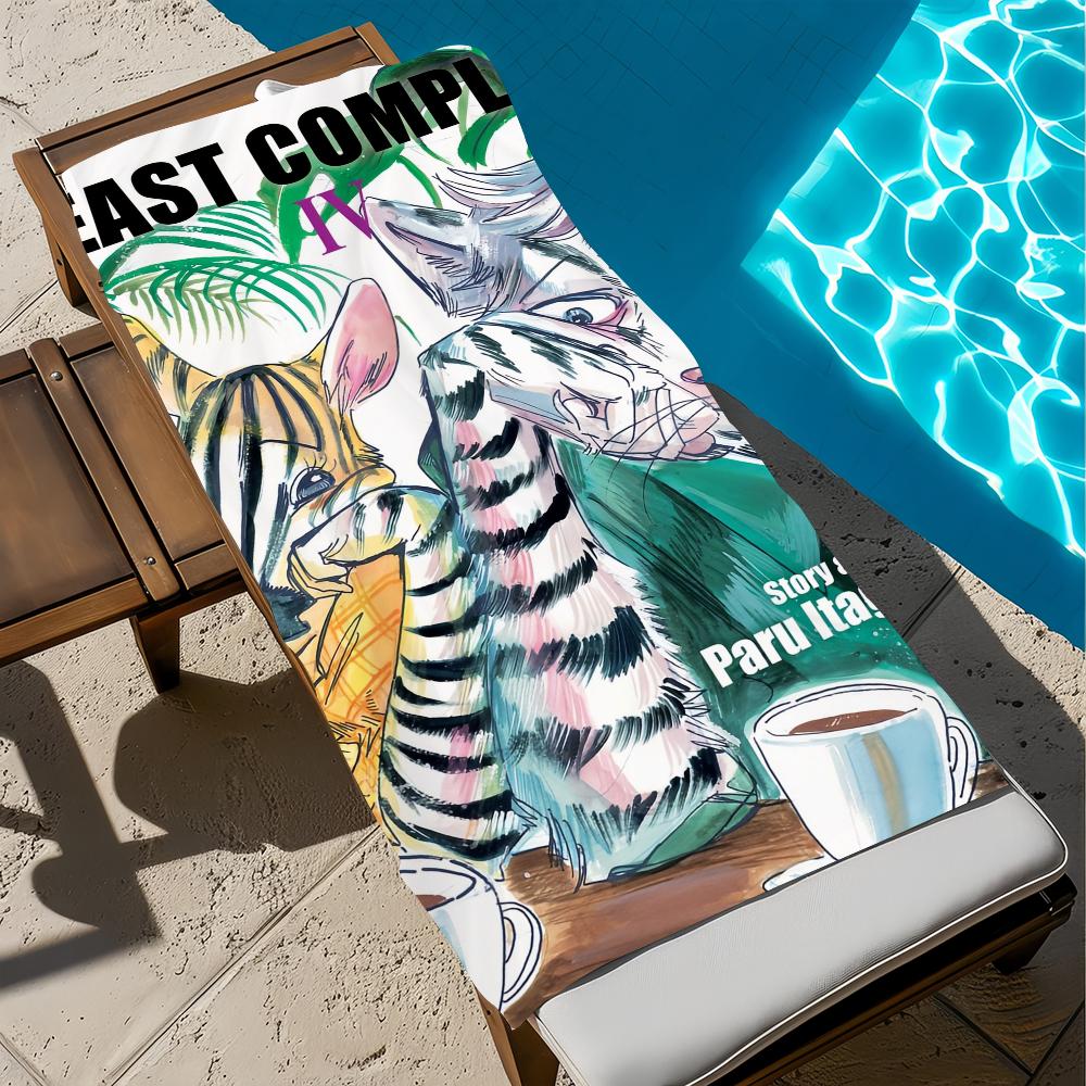 Hot Popular Japanese Anime B-Beastars-S Towel Beach Quick Dry Soft Pool Towels Gift for Travel Gym Shower Camping sports