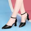 Fashion sandals summer casual shoes buckle temperament fashion new product pointed high heel good