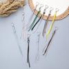 New Braided Leather Rope Keychain Pendant Simple Versatile Miu Style Bag Charm Accessories Short Phone Lanyard