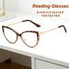 2026 New Fashionable Personalized HD Cat Eye Women's Reading Glasses Retro Neutral High Quality Anti Blue Light Glasses