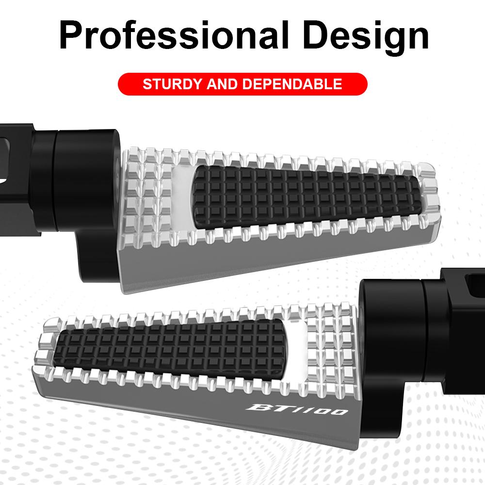 Motorcycle Front Footrest Foot Peg Fit For Yamaha BT1100 Bulldog 2002-2007 BT 1100 Adjustable FootPegs Pedals Foot Pegs Rest