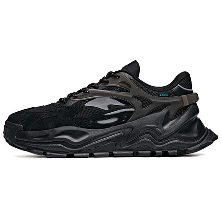 

Новые кроссовки Anta Hot Black Cat с низким верхом, противоскользящие, износостойкие, повседневные, черные 912018842-5 40.5