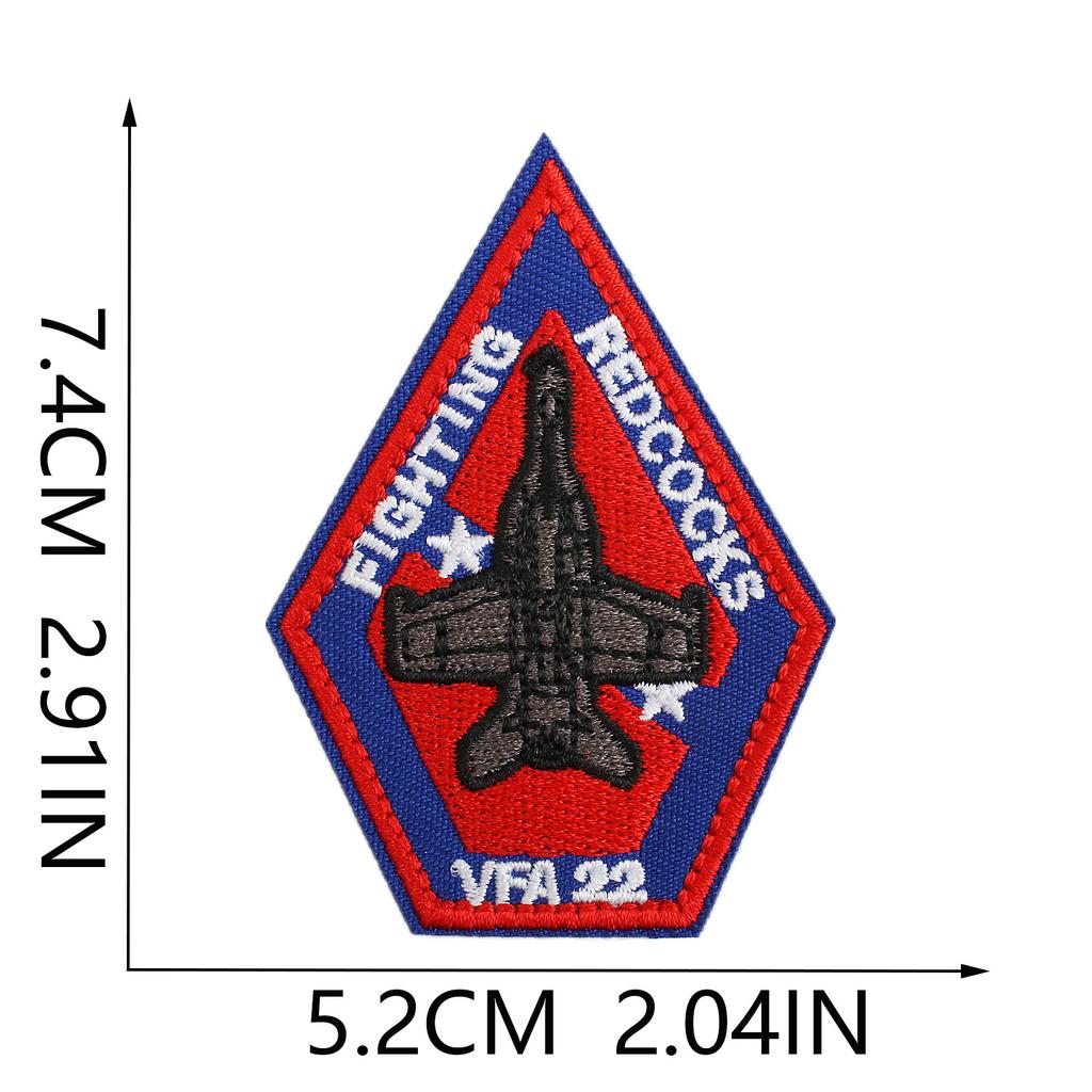 Pilot Clothes Decorative Embroidery Cloth Sticker Computer Embroidery Air Force Velcro Stamp Boy Clothes Armband Patch Sticker