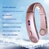 Portable Neck Fan, Upgraded 100 Speeds Personal Bladeless Fan Wearable with Neck Brace, 4000mAh Rechargeable Battery Operated,