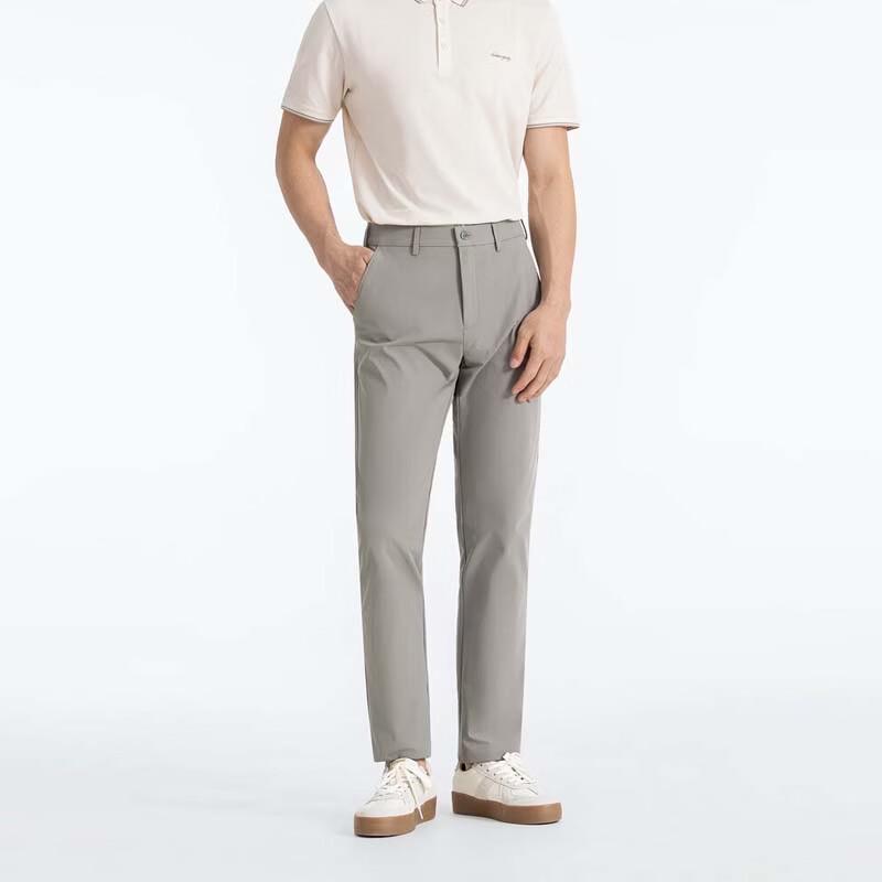 SNOWFLYING Men's Cool-Feel Light Business Casual Pants