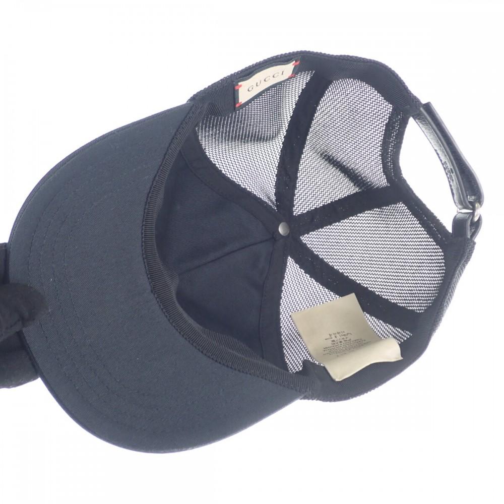 GUCCI  701324 4HAOY 1060 cap black cotton mens