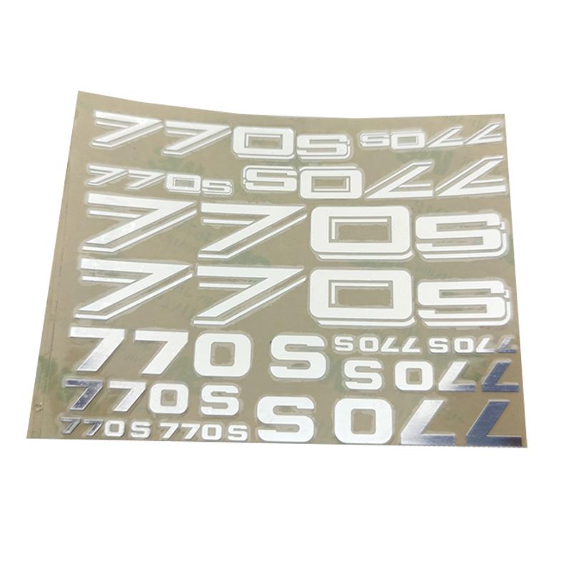 

VAJJEXRC Metal Stickers for 1/14 Tamiya RC Truck Trailer Scania 770S 56368 TOY STICKER