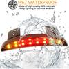 DREAMIZER Motorcycle Chopped Rear Fender Edge LED Brake License Plate Tail Light Stop Running Light Turn Signal Lamp for Harley Sportster XL883N