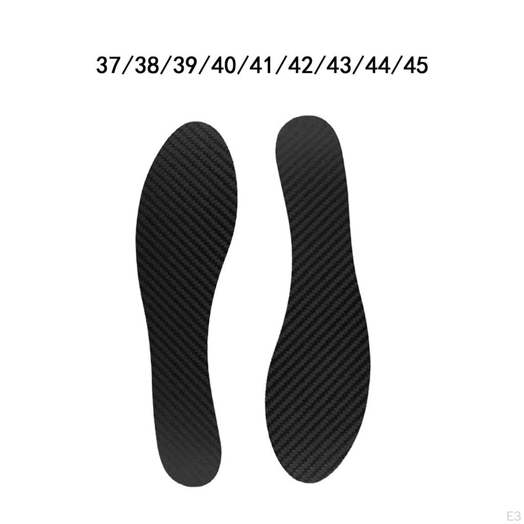 Palmilhas de Fibra de Carbono Suporte de Arco Inserções Ortopédicas para Sapatos de Basquete