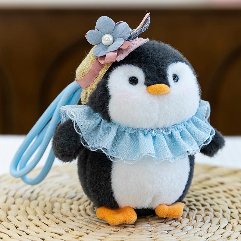 Dog Bear Penguin Animal Plush Keychain Stuffed Toy Cute Doll For Gifts Kids