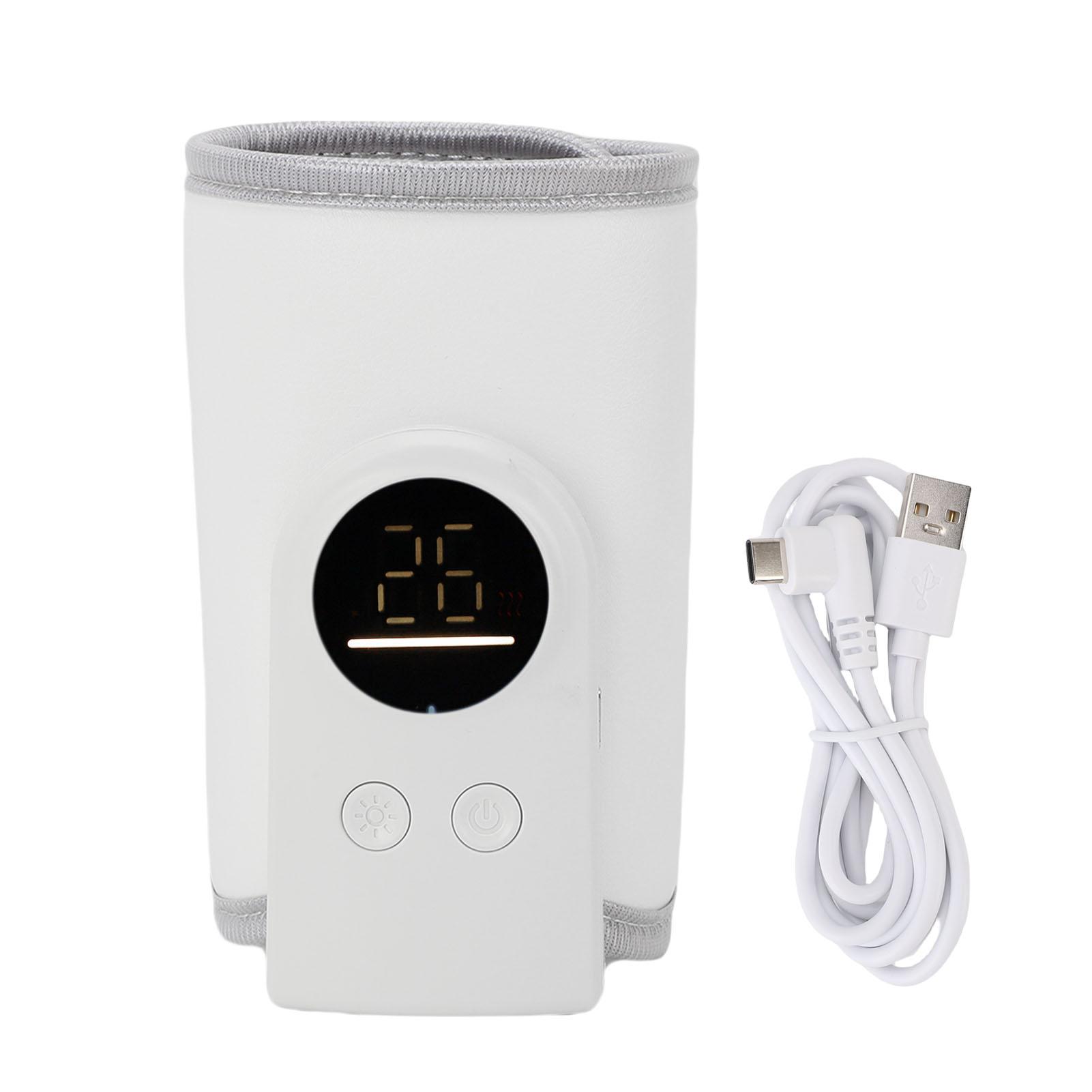 Portable Bottle Warmer Silent Easy To Wash Constant Temperature 18W Fast Heating Baby Bottle Warmer Convenient Safe for Travel