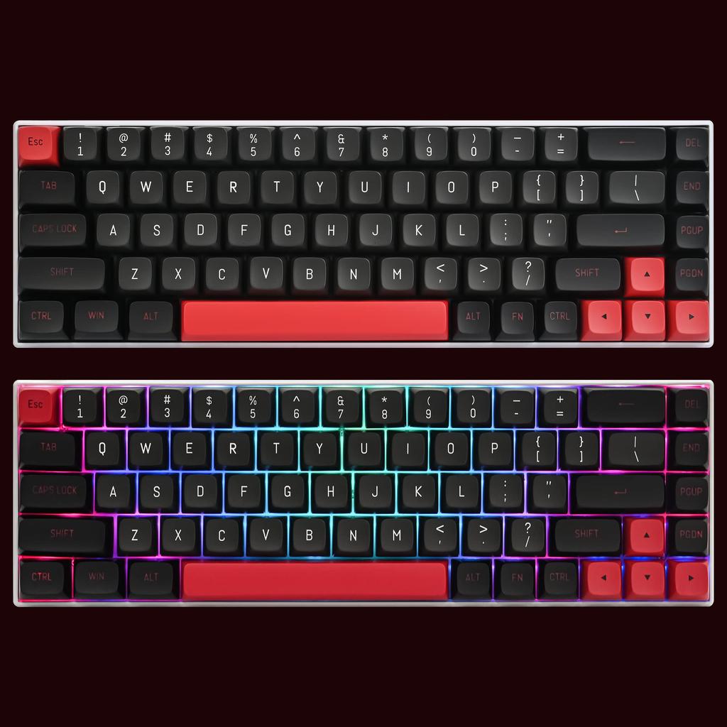 Evil Dolch CSA Custom Keycap Set for MX Switches Gaming Mechanical Keyboards Keycaps, 160-Key Double-Shot Cherry/Gateron 60%/64/GK61