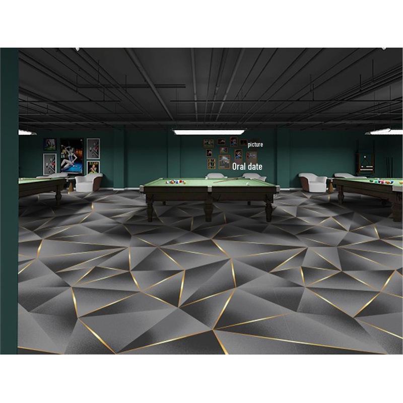 Luxuriöser feuerfester Nylon-Teppich für Billardhallen in Hotels - Teppich mit großflächigem Druck