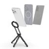 Double Side Magnetic Mobile Phone Holder Phone Tripod Stand for Phone 16 Mini Aluminium Bracket Quick Mount Pocket Stand