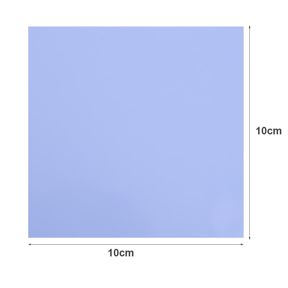 100x100x0.5/1.0/2.0mm Silicone Thermal Pad Sheet Computer PC CPU Graphics Chip Heat Sink Heatsink Cooling Conductive Thermal Pad