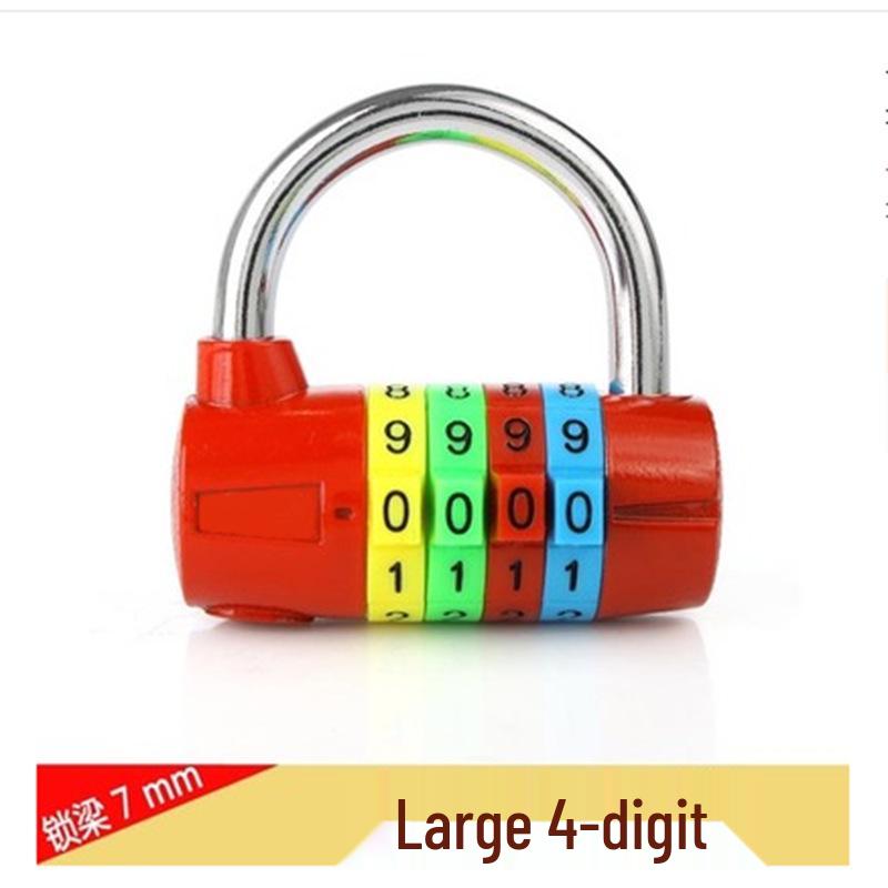 Zinklegierung 4/5-stellige Zahlenschloss Diebstahlschutz für Fenster und Türen