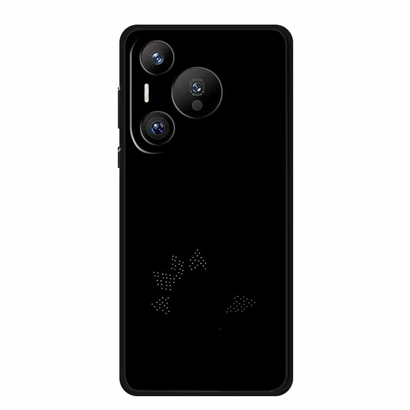 

Чехол для Huawei Pura 70 Pro 70Pro Plus Черный Силиконовый Мягкий Funda Для Huawei Pura 70 Pro Plus Задняя крышка Чехол Pura70 Pro Мультяшный Pura 70