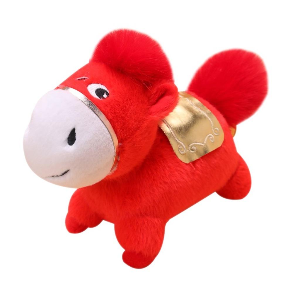 Good Luck 2026 Horse Plush Doll Mascot Dolls Zodiac Pony Figurine  Year of Horse