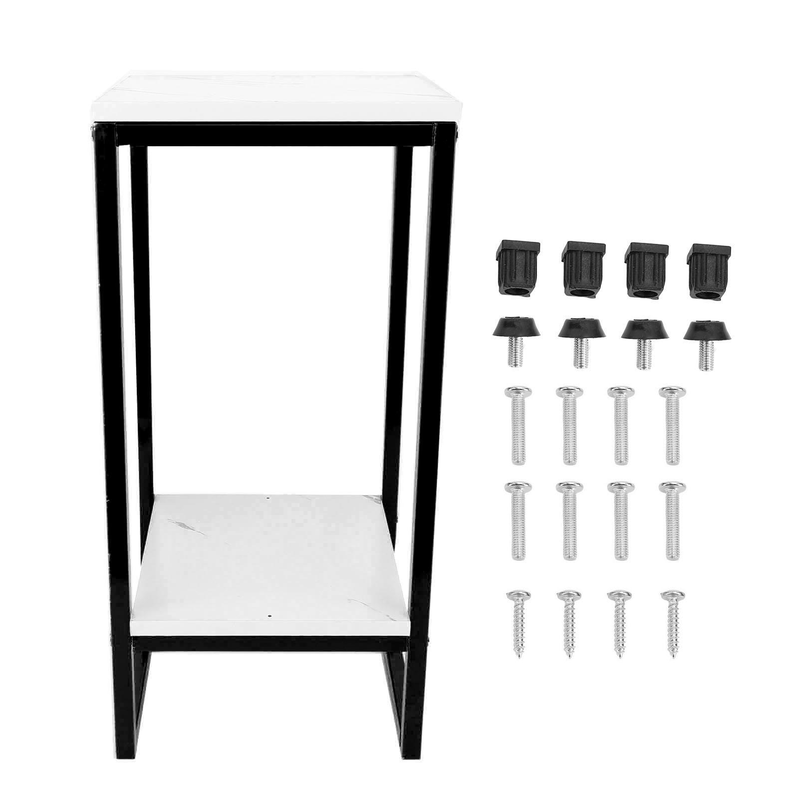 2-х уровневая подставка для цветов 60 см прочная железная рама многофункциональная простая в сборке полка для цветочных горшков чёрный 2980₽