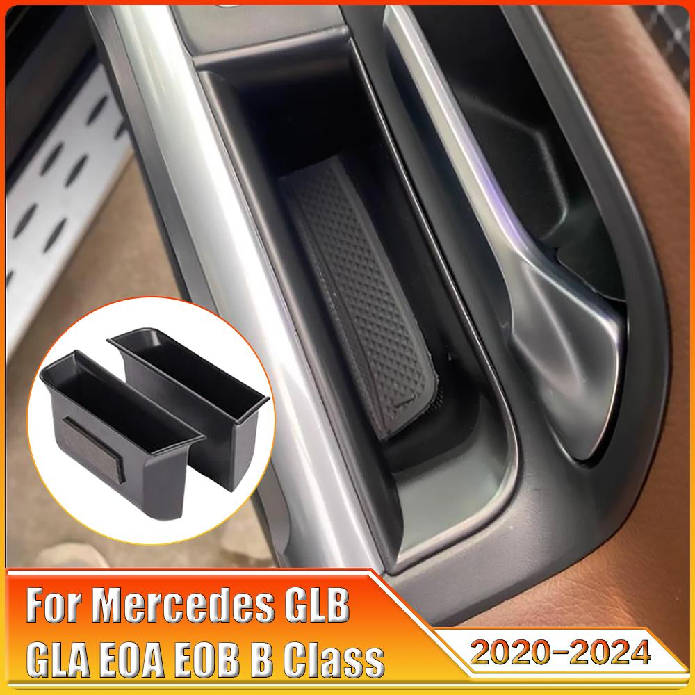 2 Pcs Car Door Storage Box Barrel for Mercedes Benz B GLB GLA EQA EQB Class W247 X247 B260 2020-2024 Interior Accessories