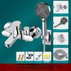 TLXT Bathtub & Shower Faucet Set with 3-Function Mixer