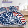 Statue of Liberty, USA Bedding, Duvet Cover, Pillowcase, Home Decoration, Birthday Gift (1 * Duvet Cover+2 * Pillowcase, Coreless)
