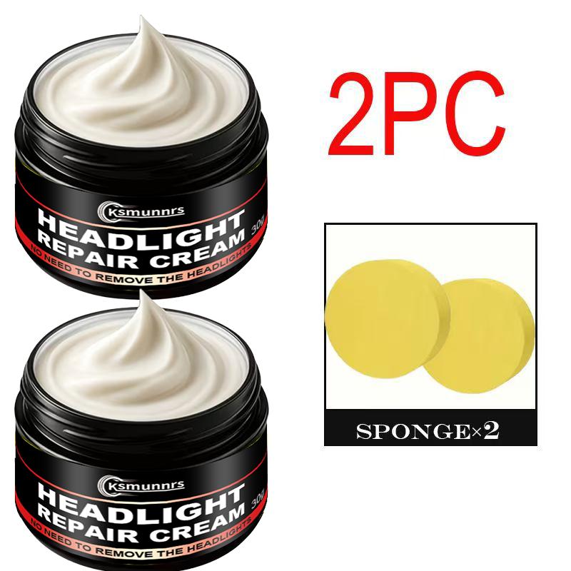 30G Car Headlight Restoration Wax, a Polishing Agent for Headlights, Repairs Yellowing, Oxidation, And Cloudiness. Better Lighti