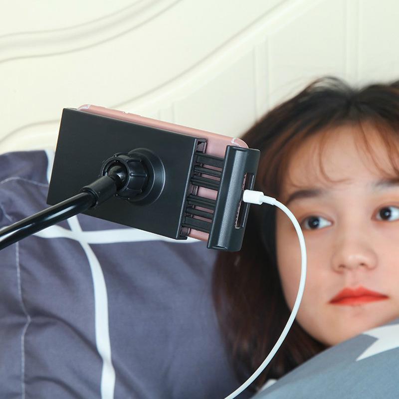 Universal Lazy Phone & Tablet Holder - Bedside/Desktop Clip Stand