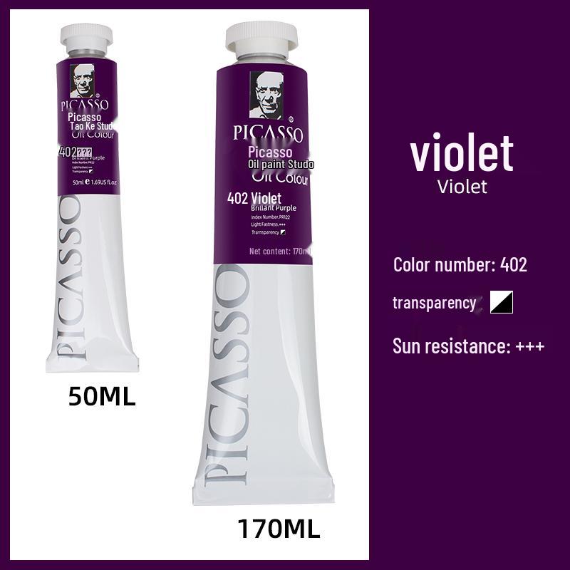 

Тюбик масляної фарби 50 мл Біле золото - Професійний клас для художників та дітей