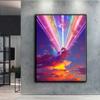 5D DIY Rainbow Cross Stitch Rhinestones Diamond Drawing Embroidery Mosaic Home Decor
