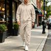 Kleurige Hoodie Set voor Mannen Casual Sweatshirt Outfit voor Lente en
