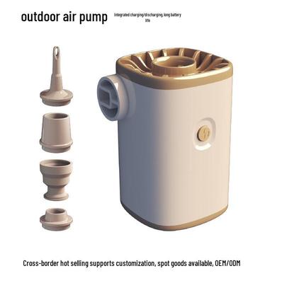 Mini Pompa Elettrica Portatile Multifunzione con Illuminazione LED, Batteria al Litio a Lunga Durata, Gonfiaggio/Sgonfiaggio Senza Fili per Materassi ad Aria