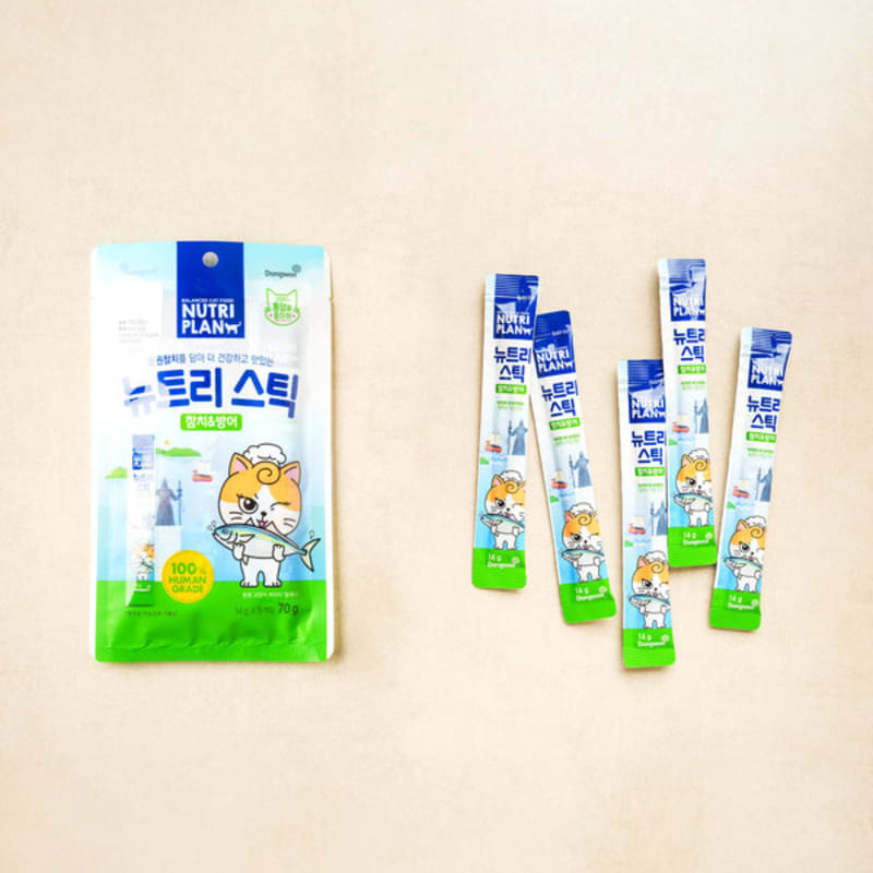 [Pet] Dongwon Nutristic Tongyeong Tuna & Yellowtail 14 G 5 Packs