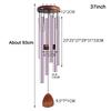 Aluminum Aluminum Wind Chimes 26/32/37 Inch Wind Bell New Metal Tubes Windchime  Garden
