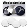 Autoaufkleber Tesla 4 Stück 56mm Tesla Radnabendeckel Mittelkappe Logo Hochwertiger Aufkleber für Tesla Model 3 Y S X Personalisierte Autoaufkleber