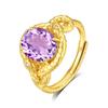 Natural Crystal Stone Dragon Scale Miracle Ring S925 Sterling Silver Ring Women's Fashion Elegant Jewelry Gift