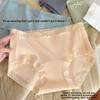 Ladies Summer New Sweet 10A Antibacterial Cotton Extended Middle Waist Triangle Briefs