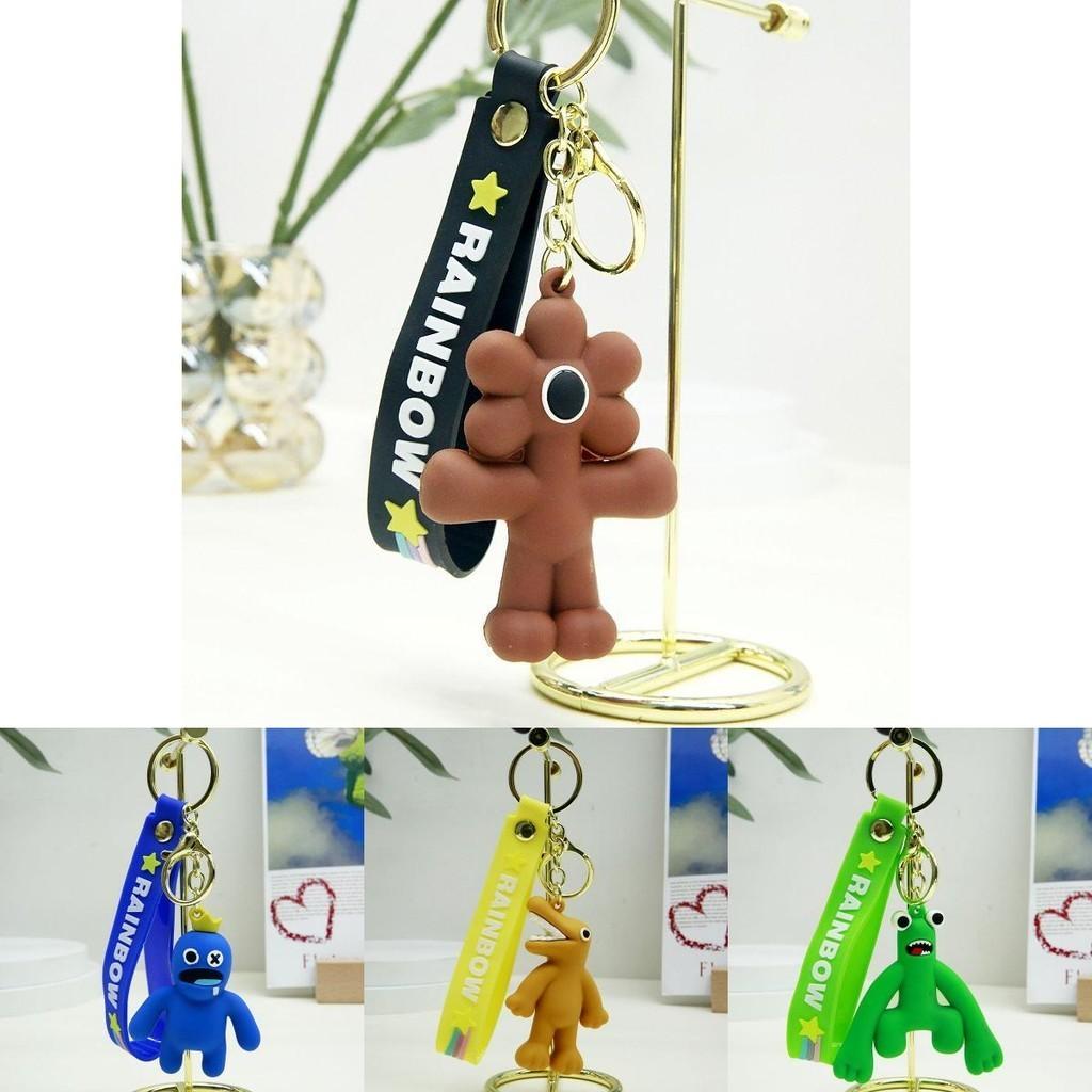 Portachiavi Ciondolo Roblox Rainbow Friends in PVC Regali per Bambini Ornamento di Natale