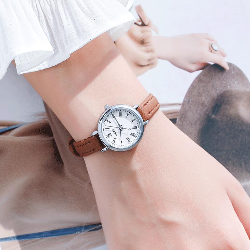 Kezzi Women's French Niche Watch: Elegant Minimalist Dial, Mori Girl Style, Light Luxury for Female Students