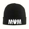 New New Mothers Day Minnie Mom Knitted Hat Beanies Autumn Winter Hats Warm Unisex New Arrival Mickey And Friends Caps Unisex
