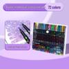 Double-Ended Glitter Marker Pen: Soft-Tip Watercolor Pen for Journaling & Painting, Non-Toxic & Washable, Ideal for Kids