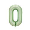 40-inch Olive Green Number Balloons for Forest Theme Birthday Party Decoration
