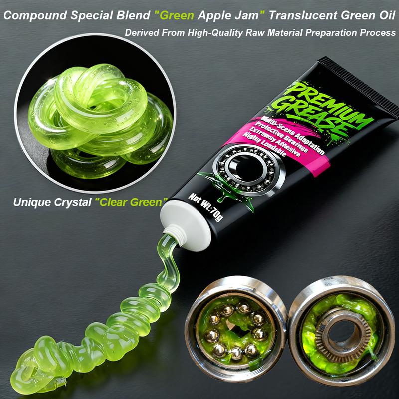 70g Bicycle Grease Green Applesause Bearing Grease Hub BB Lubricants Oil Lubricant Lube Lipid Elements For Bike Sram