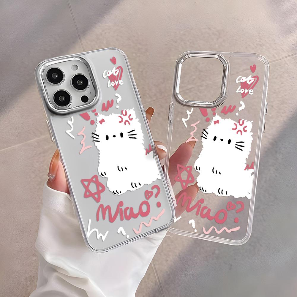Transparent Phone Case for iPhone 11 12 13 iPhone 13 14 15 Pro 15 16 Pro Max Samsung A15 A16 A25 A26 A55 A56 S25 S24 S22 S23 Ultra S25 Edge