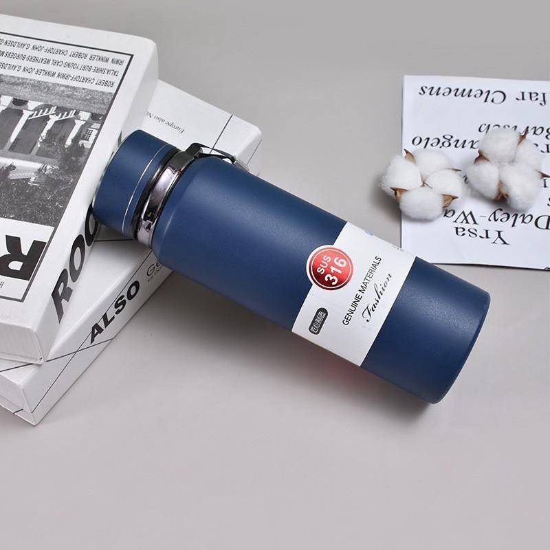 316 Stainless Steel Sun Pot Thermos Cup With Lifting Rope Large Capacity Mountaineering Teapot Travel Pot Business Kettle